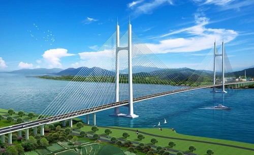 桥梁交通|低碳节能|广东第一斜拉桥江顺大桥